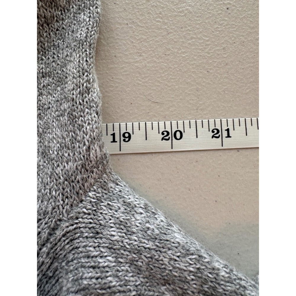Abercrombie & Fitch Gray Bulldog Graphic Cropped Crewneck Sweater Small Y2K - Picture 6 of 6